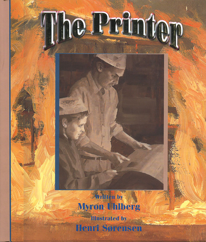 The Printer book cover by Myron Uhlberg