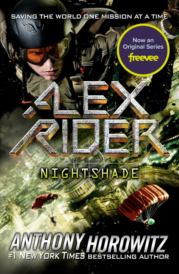 Nightshade (Alex Rider) book cover by Anthony Horowitz