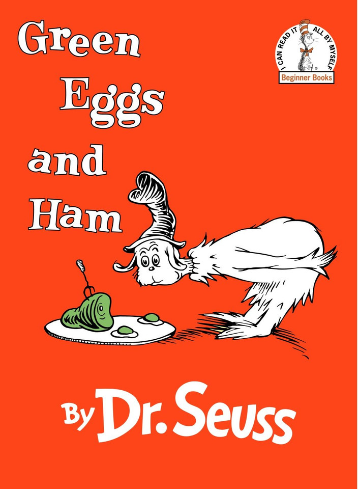 Green Eggs and Ham (Beginner Books) book cover by Dr. Seuss