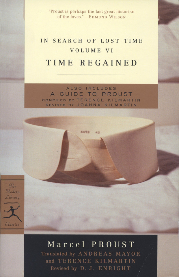 In Search of Lost Time, Volume VI: Time Regained (Modern Library Classics) book cover by Marcel Proust