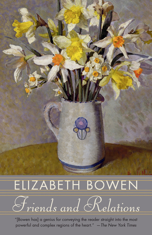 Friends and Relations book cover by Elizabeth Bowen