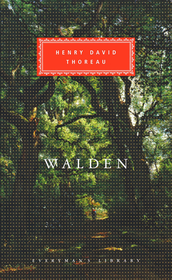 Walden: Introduction by Verlyn Klinkenbourg (Everyman's Library Classics Series) book cover by Henry David Thoreau