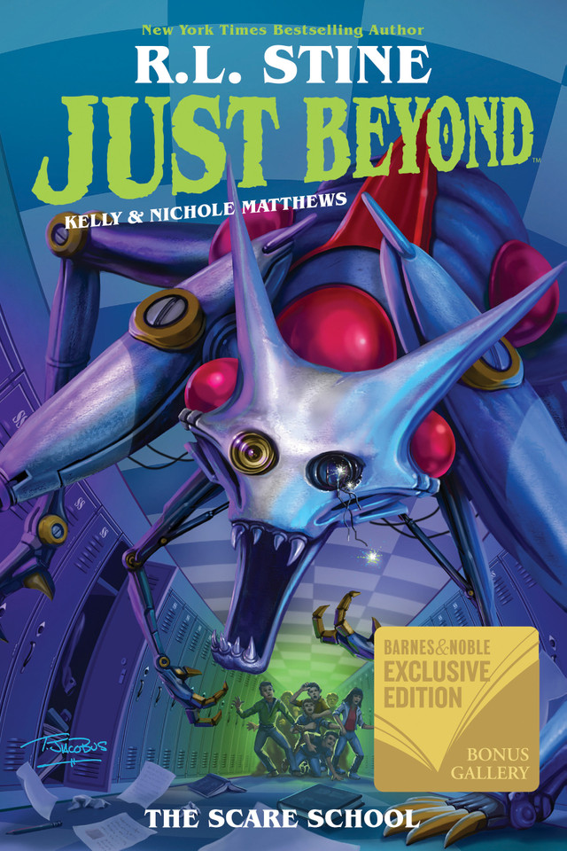 Just Beyond: The Scare School (Barnes & Noble Exclusive Signed Edition) (Just Beyond) book cover by 