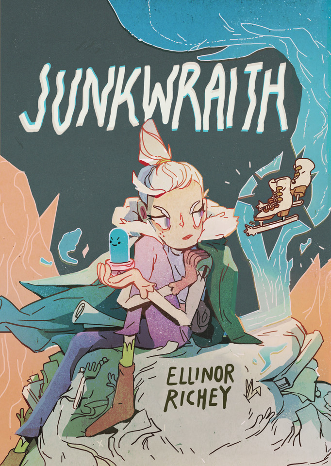 Junkwraith book cover by Ellinor Richey
