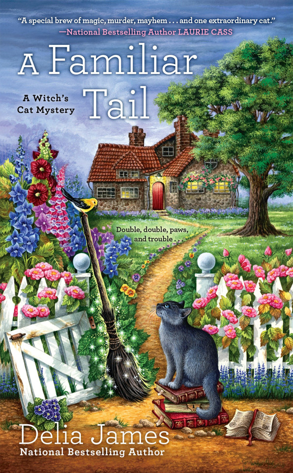 A Familiar Tail (A Witch's Cat Mystery) book cover by Delia James