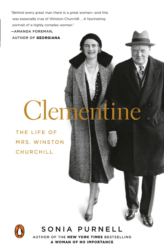 Clementine: The Life of Mrs. Winston Churchill book cover by Sonia Purnell