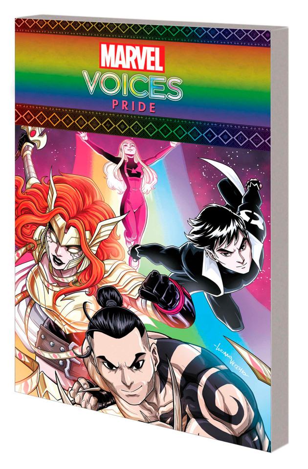 Marvel's Voices: Pride book cover by Luciano Vecchio, Marvel Various