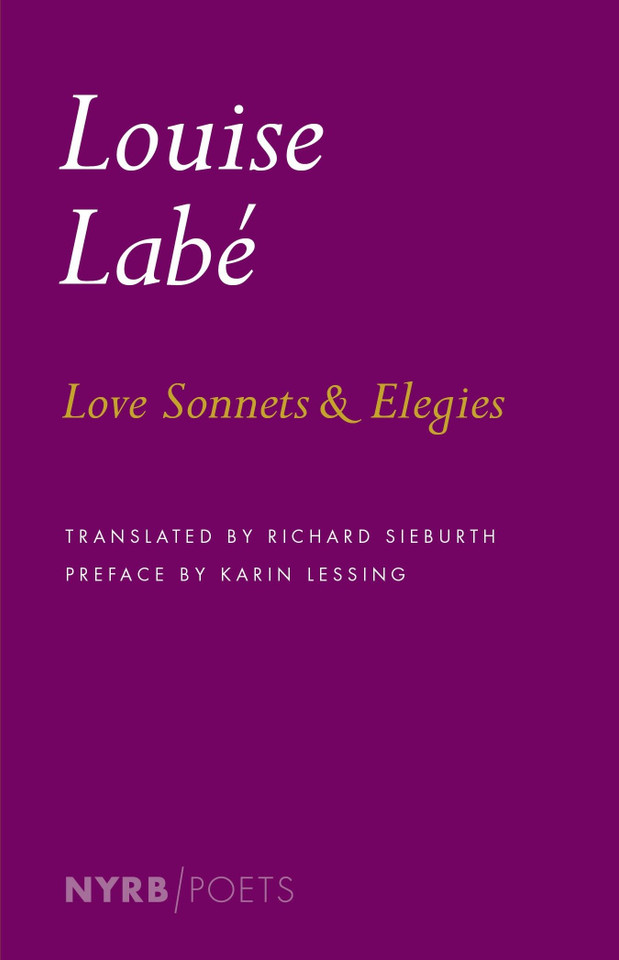 Love Sonnets and Elegies (NYRB Poets) book cover by Louise Labé