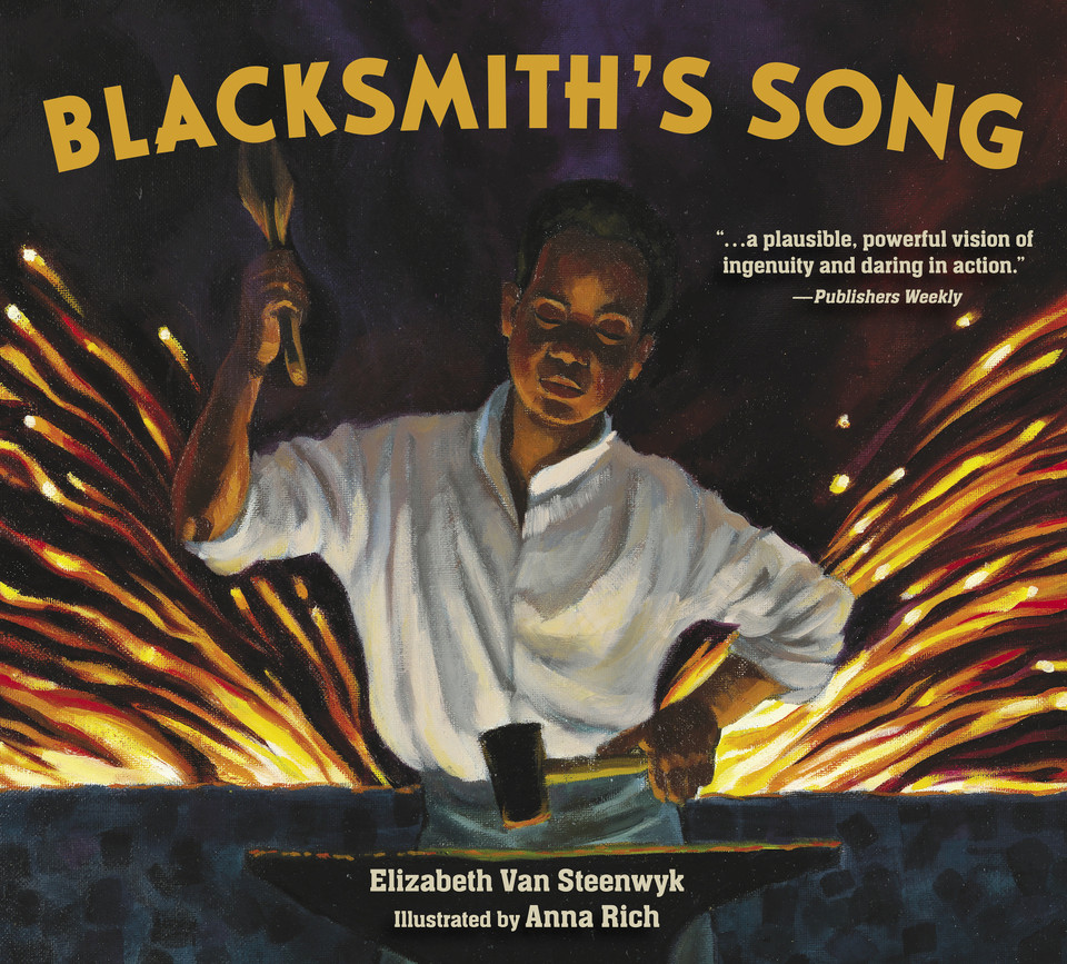Blacksmith's Song book cover by Elizabeth Van Steenwyk