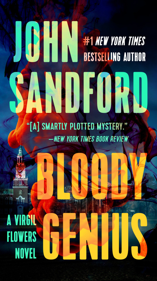 Bloody Genius (A Virgil Flowers Novel) book cover by John Sandford