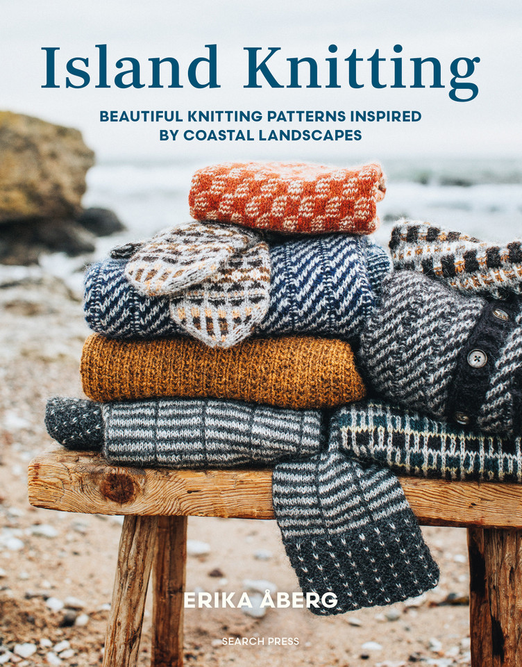 Island Knitting: A collection of knitting patterns inspired by coastal landscapes book cover by Erika Aberg