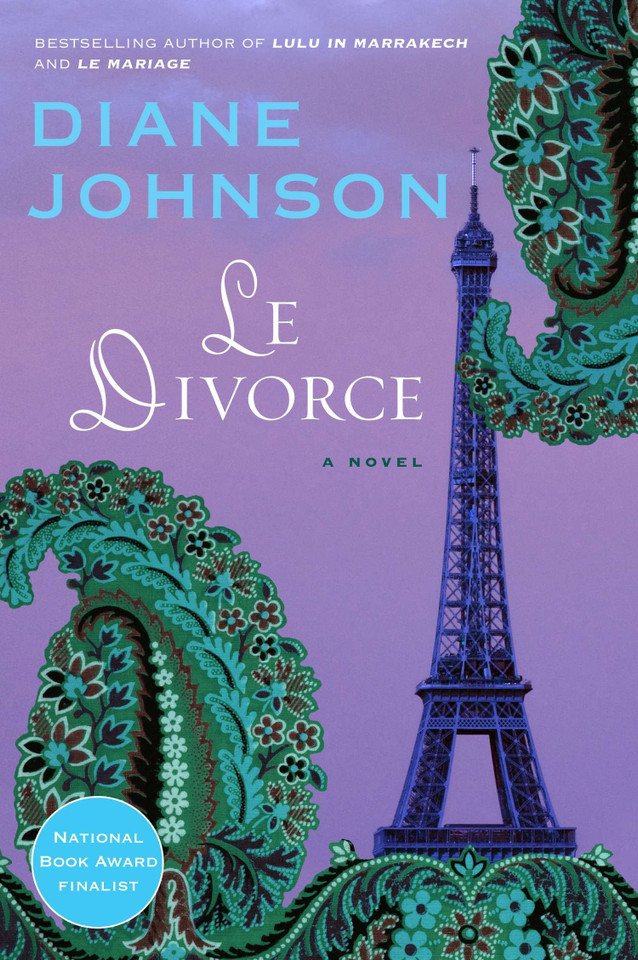 Le Divorce book cover by Diane Johnson