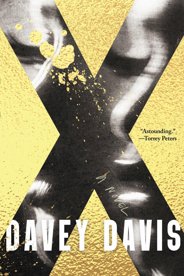 X: A Novel book cover by Davey Davis