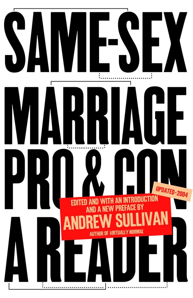 Same-Sex Marriage: Pro and Con: A Reader book cover by Andrew Sullivan
