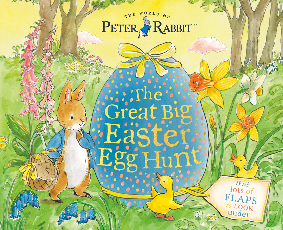 The Great Big Easter Egg Hunt (Peter Rabbit) book cover by Beatrix Potter