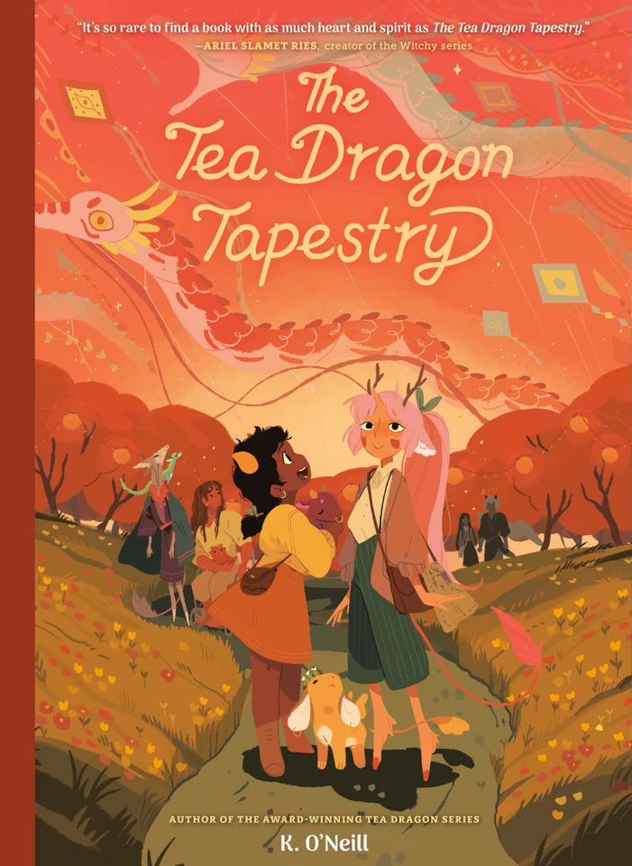 The Tea Dragon Tapestry: (A Graphic Novel) (The Tea Dragon Series) book cover by K. O'Neill