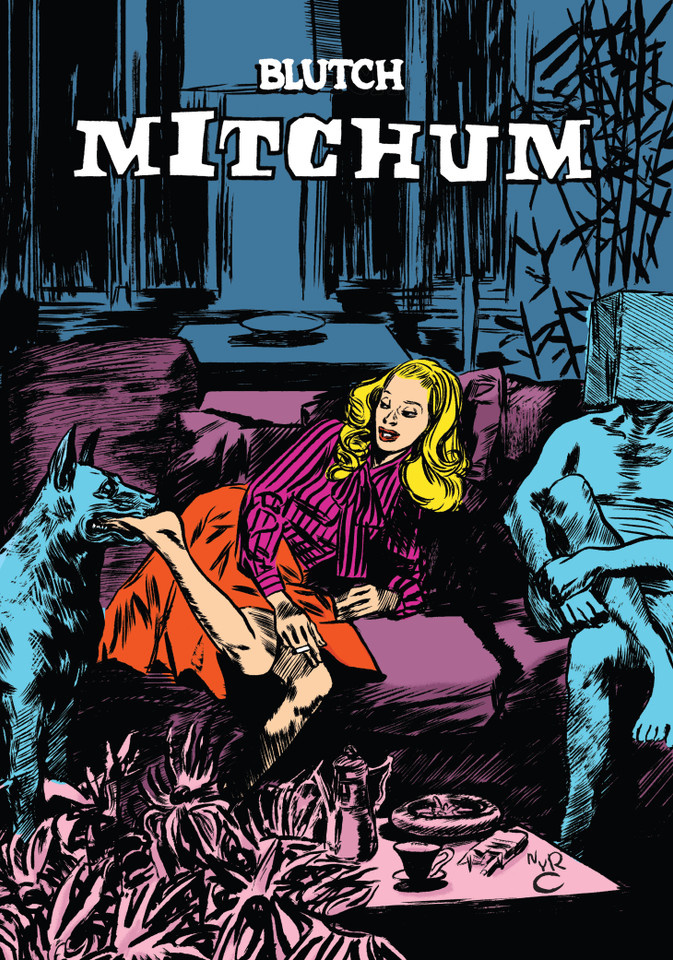 Mitchum book cover by Blutch
