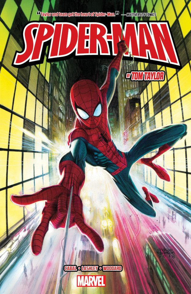 Spider-Man By Tom Taylor (FRIENDLY NEIGHBORHOOD SPIDER-MAN) book cover by Tom Taylor, Saladin Ahmed