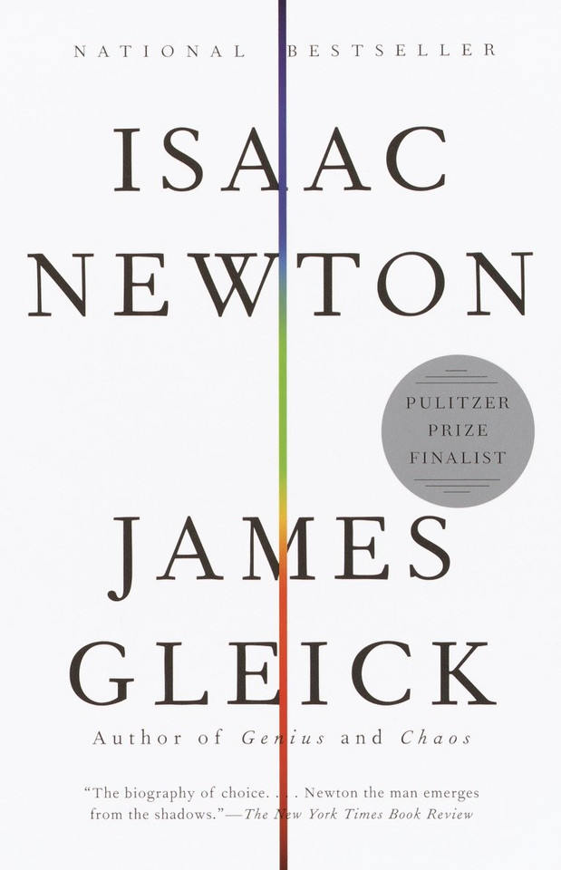 Isaac Newton book cover by James Gleick