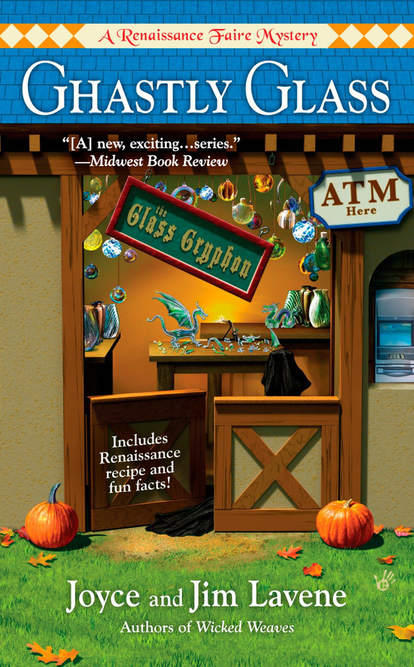 Ghastly Glass (Renaissance Faire Mystery) book cover by Joyce and Jim Lavene