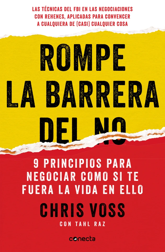 Rompe la barrera del NO / Never Split the Difference book cover by Chris Voss