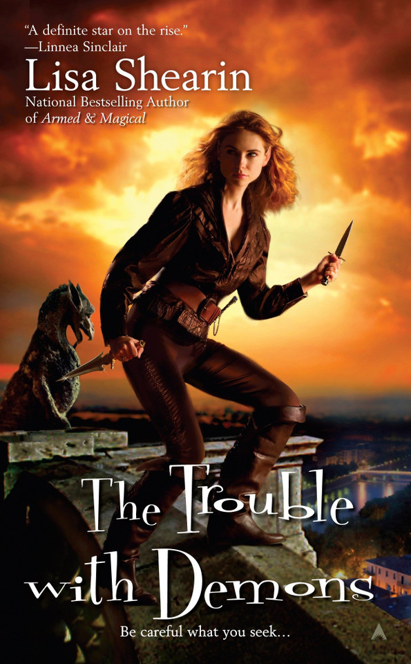 The Trouble with Demons (Raine Benares) book cover by Lisa Shearin