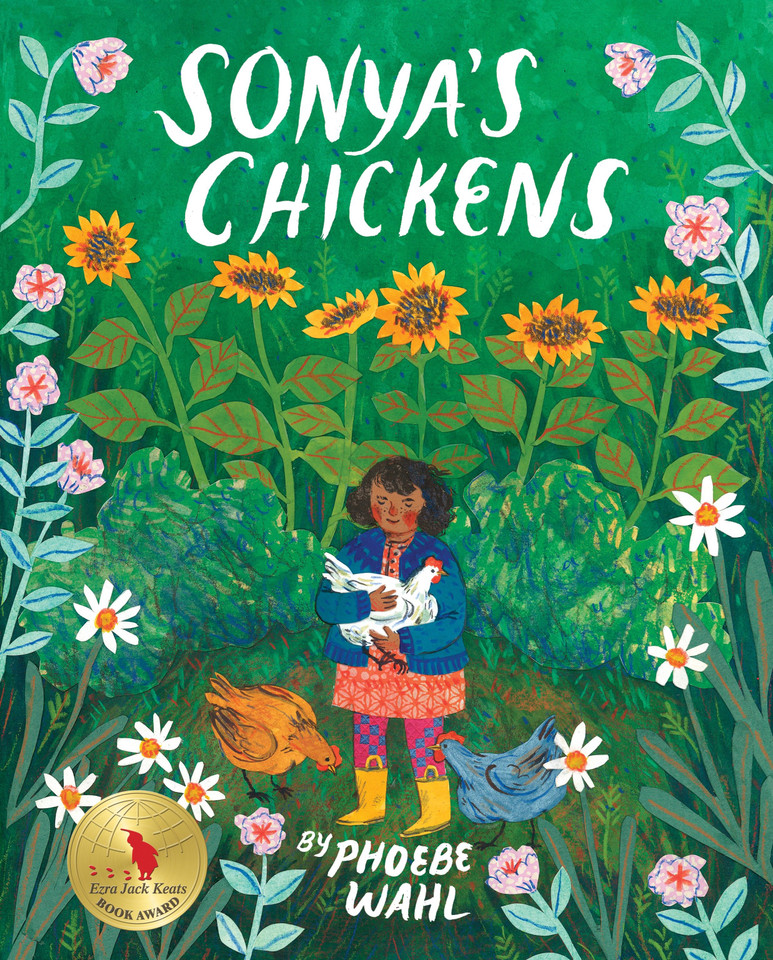 Sonya's Chickens book cover by Phoebe Wahl