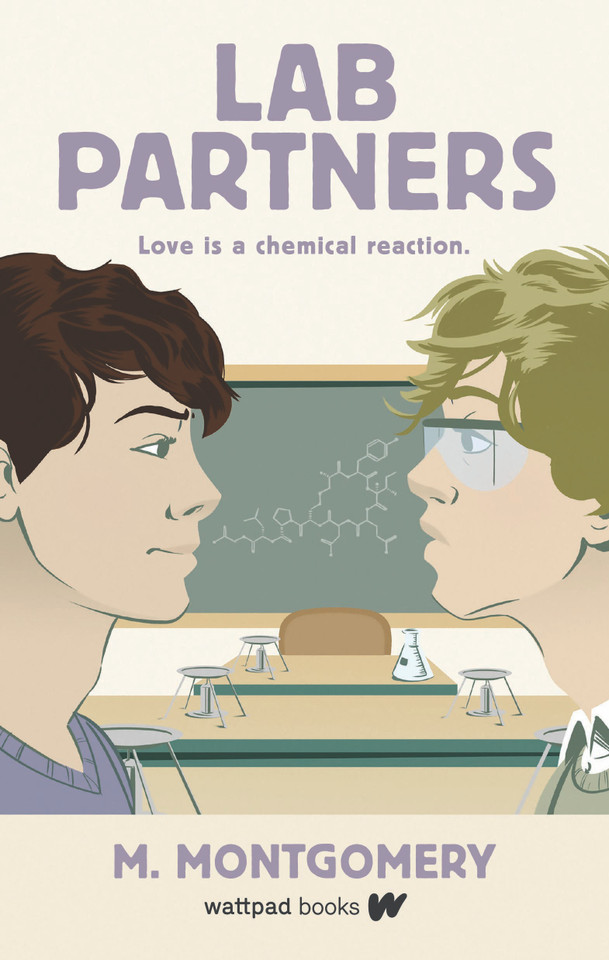 Lab Partners book cover by M Montgomery
