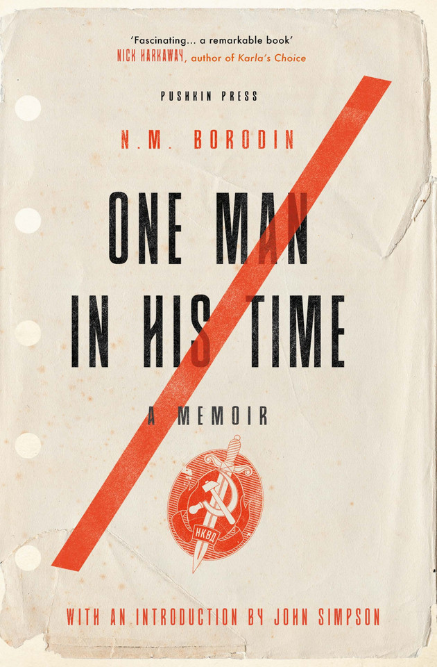 One Man in his Time: A Memoir book cover by N. M.  Borodin