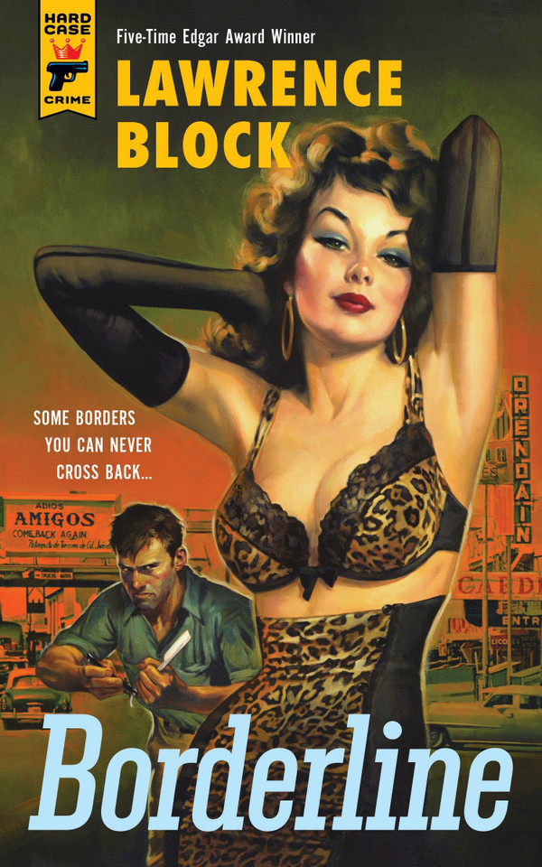 Borderline book cover by Lawrence Block