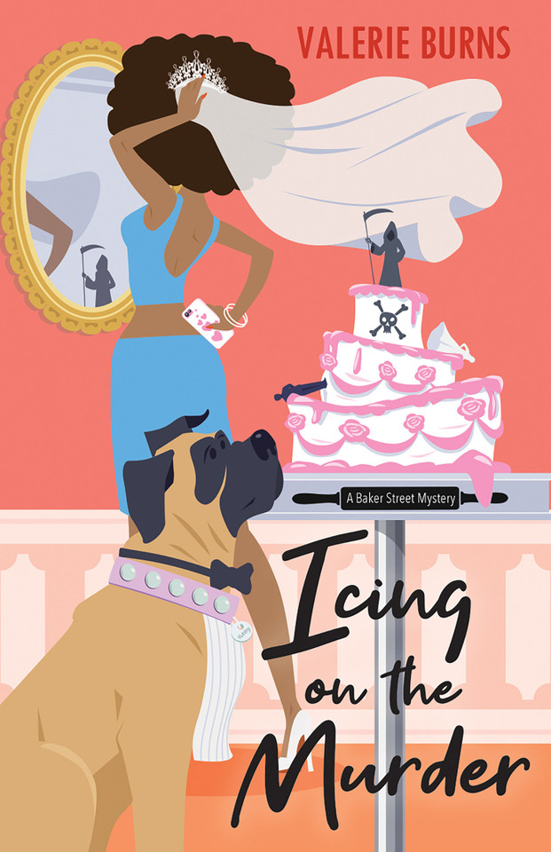 Icing on the Murder (A Baker Street Mystery) book cover by Valerie Burns