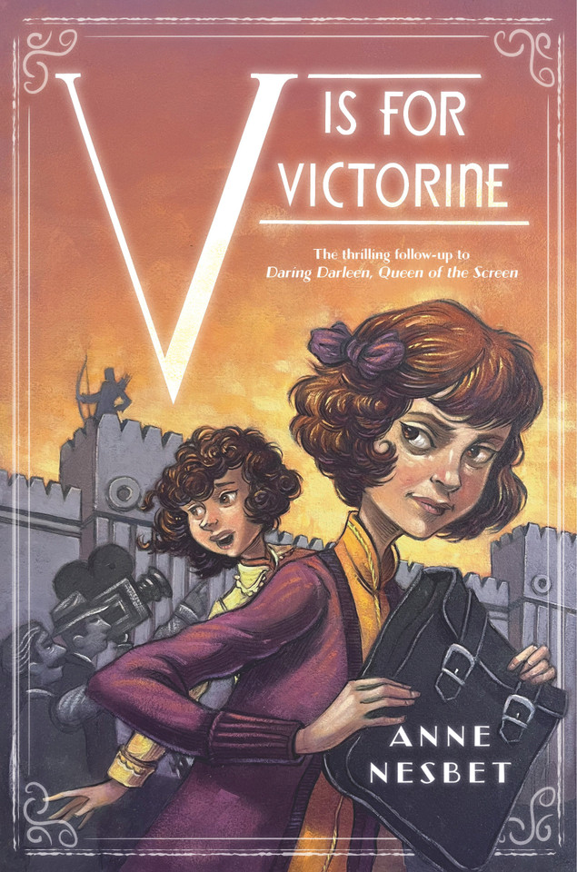 V Is for Victorine book cover by Anne Nesbet