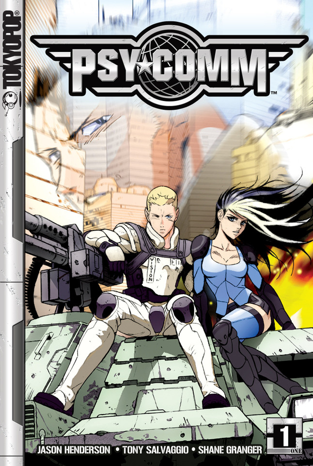 PSY-COMM, Volume 1 book cover by Jason Henderson