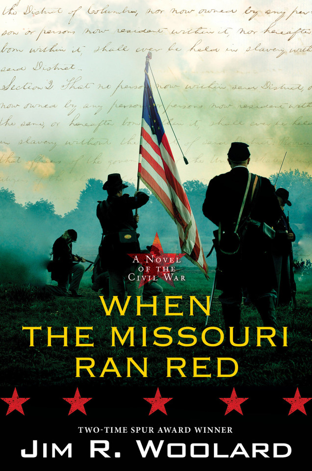 When the Missouri Ran Red: A Novel of the Civil War book cover by Jim R. Woolard