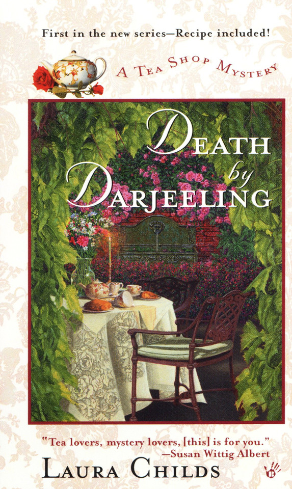Death by Darjeeling (A Tea Shop Mystery) book cover by Laura Childs