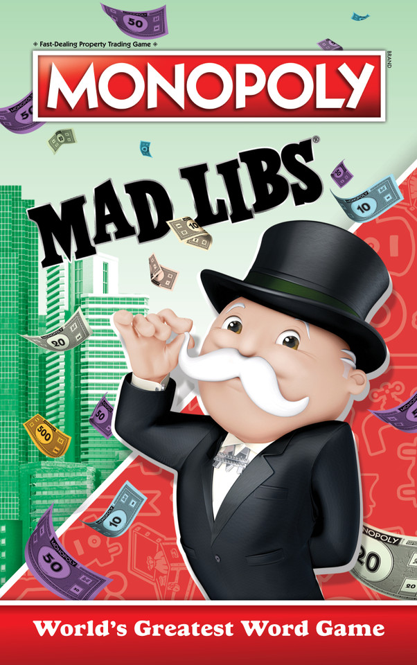 Monopoly Mad Libs: World's Greatest Word Game (Mad Libs) book cover by Gabriella DeGennaro, Mad Libs