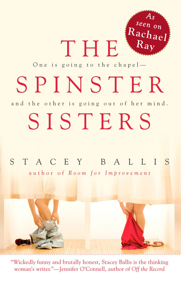 The Spinster Sisters book cover by Stacey Ballis