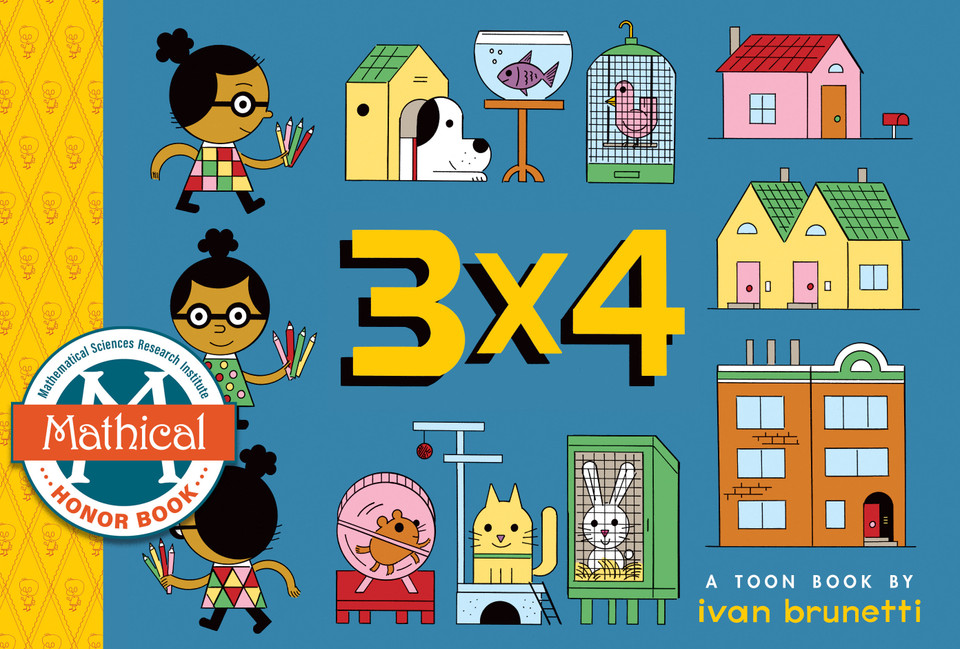 3x4: TOON Level 1 book cover by Ivan Brunetti