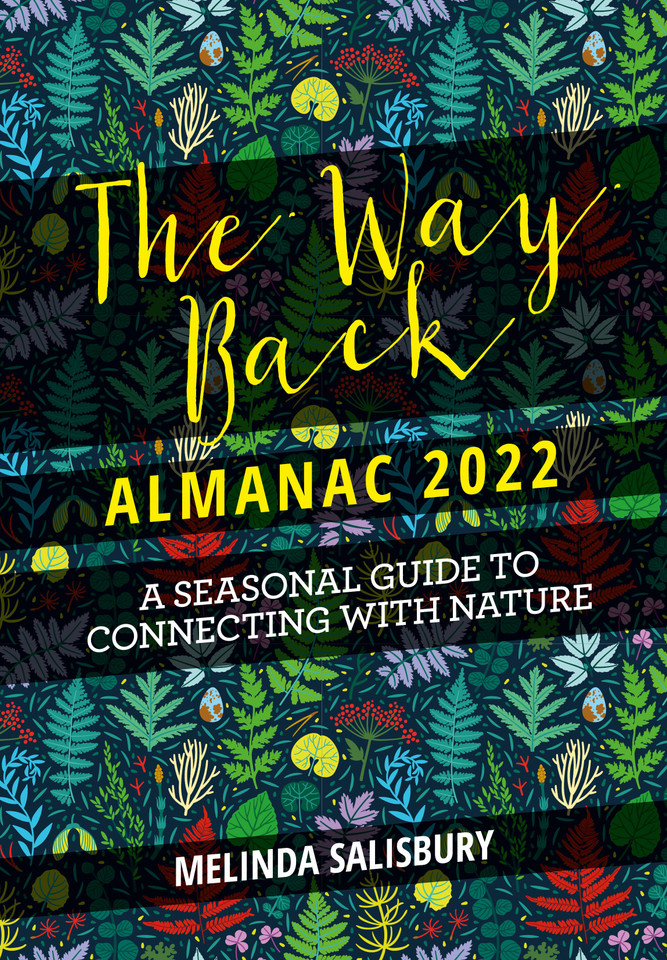 The Way Back Almanac 2022: A contemporary seasonal guide back to nature book cover by Melinda Salisbury