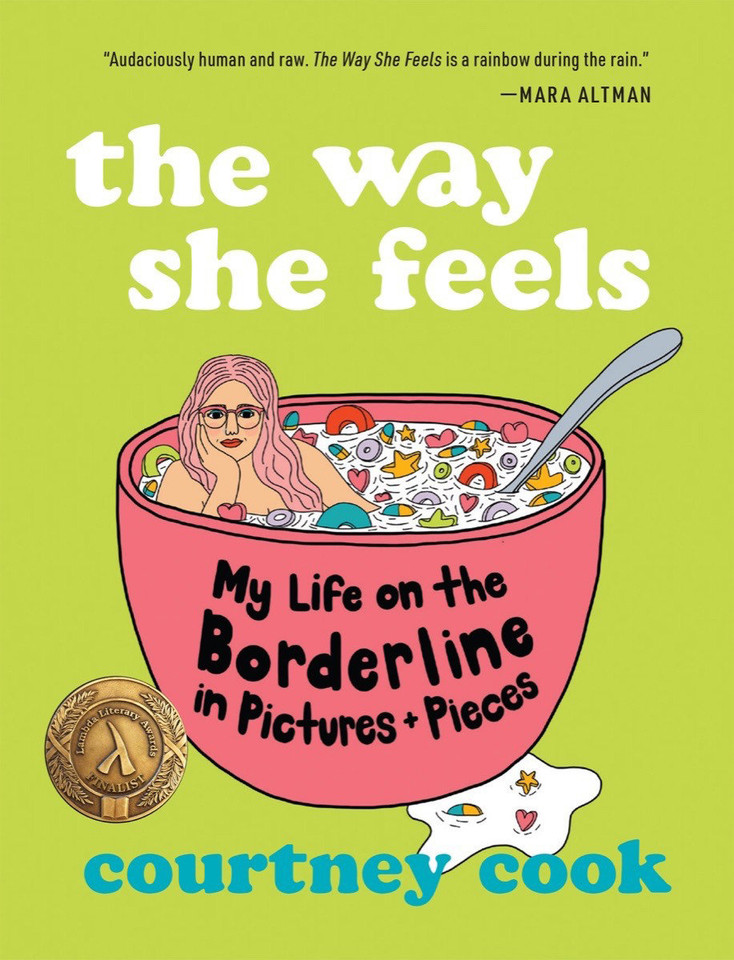 The Way She Feels: My Life on the Borderline in Pictures and Pieces book cover by Courtney Cook
