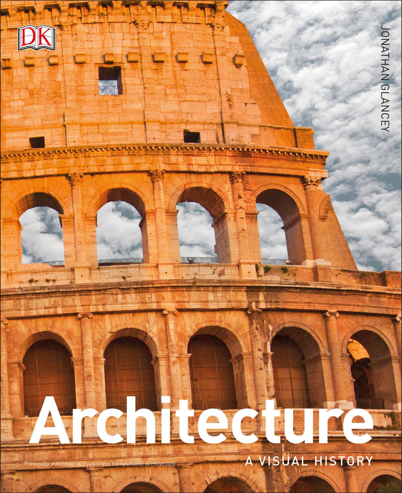 Architecture: A Visual History (DK Ultimate Guides) book cover by Jonathan Glancey