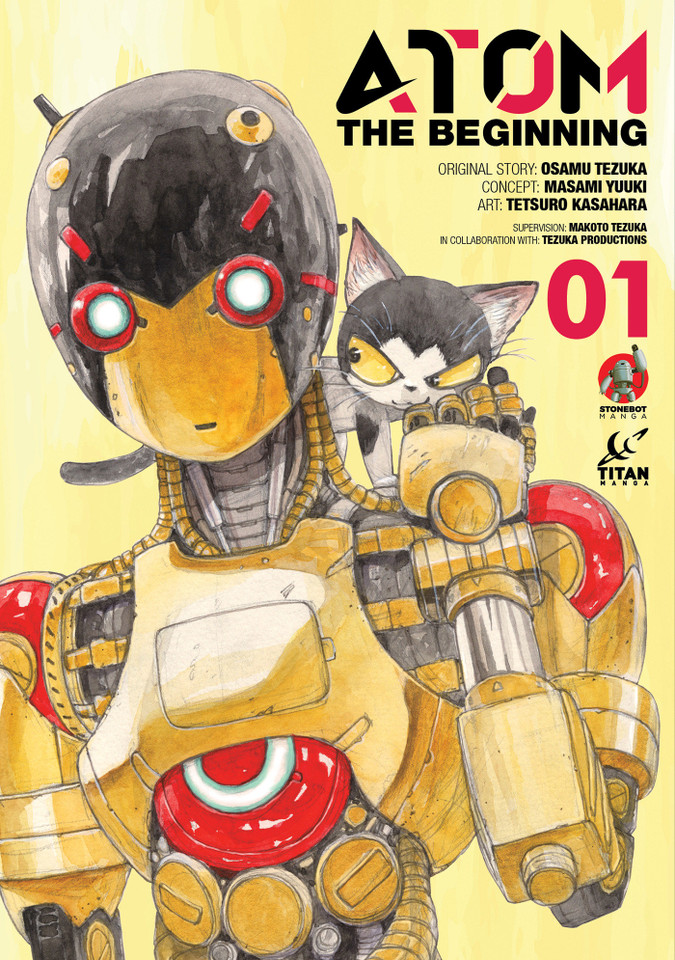 ATOM: The Beginning Vol. 1 (ATOM THE BEGINNING) book cover by Osamu Tezuka, Tetsuro Kasahara, Masami Yuuki