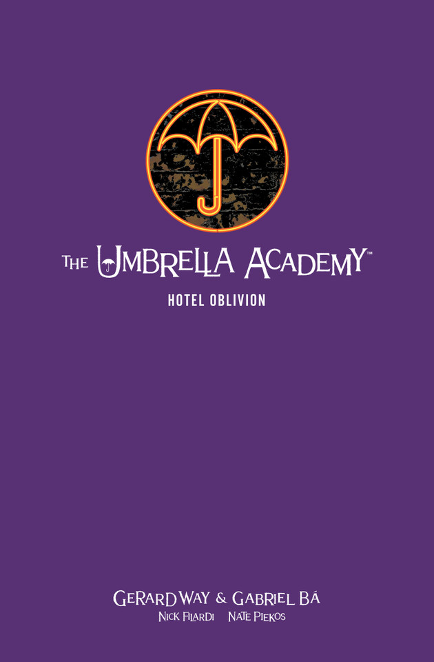 The Umbrella Academy Library Edition Volume 3: Hotel Oblivion book cover by Gerard Way