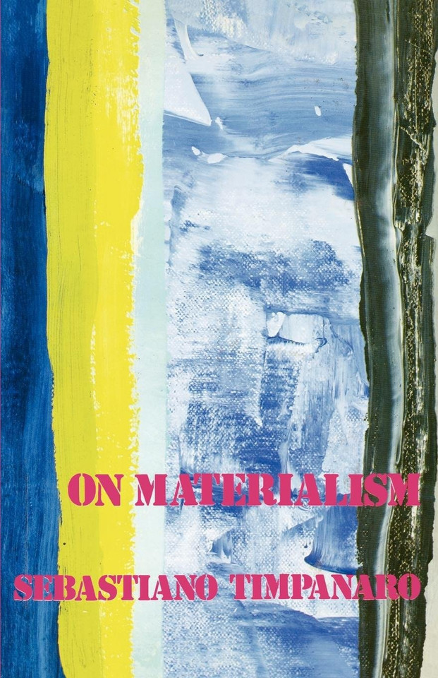 On Materialism book cover by Sebastiano Timpanaro