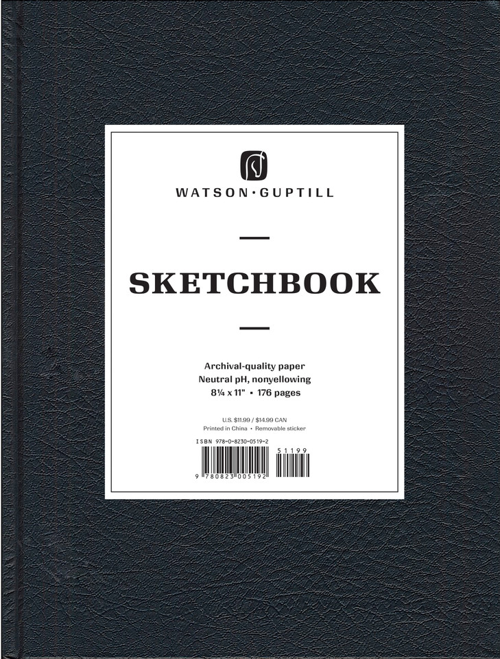 Large Sketchbook (Black) (Watson Guptill Sketchbooks) book cover by Watson-Guptill