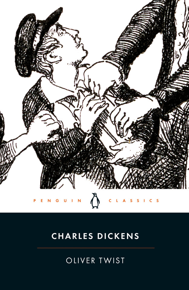 Oliver Twist book cover by Charles Dickens