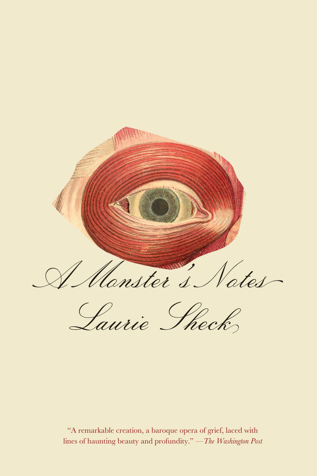 A Monster's Notes book cover by Laurie Sheck