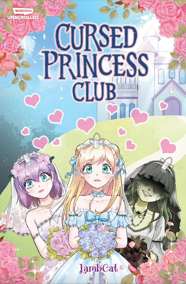 Cursed Princess Club, Vol. 1: A WEBTOON Unscrolled Graphic Novel book cover by LambCat