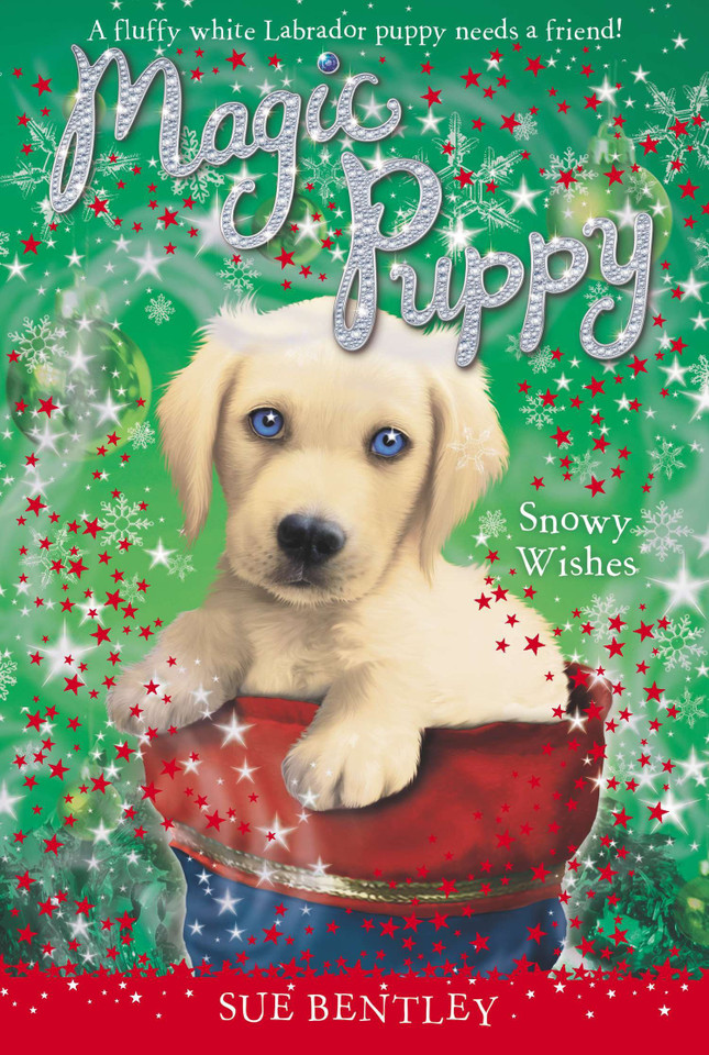 Snowy Wishes (Magic Puppy) book cover by Sue Bentley