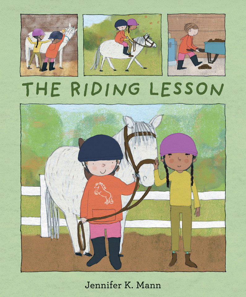 The Riding Lesson book cover by Jennifer K. Mann